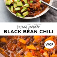 pinterest collage of chili with text