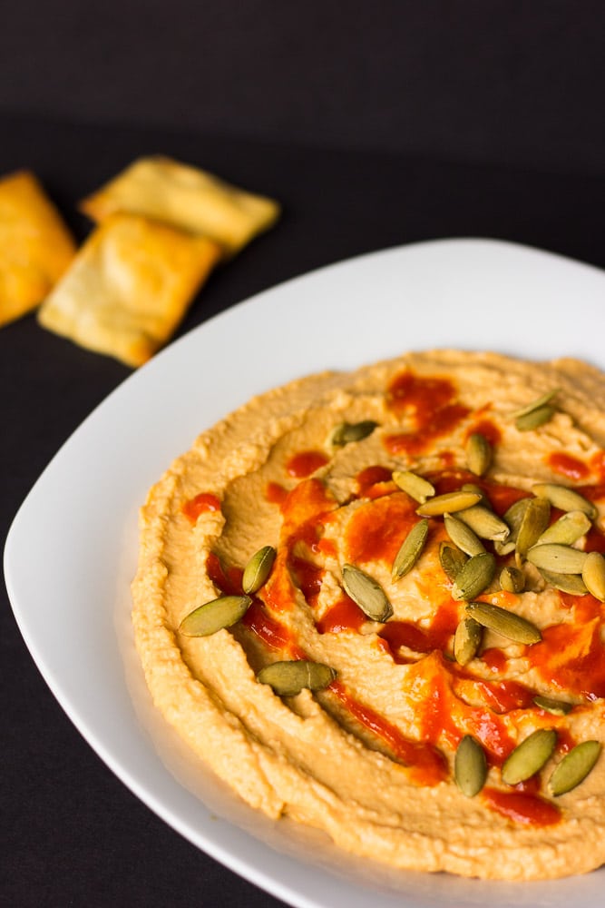 Sriracha Lime Hummus- Oil-free!