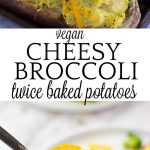 pinterest collage of twice baked potatoes