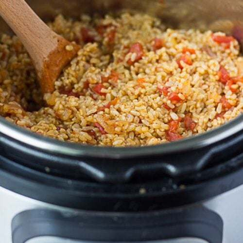 Instant Pot Pressure Cooker Mexican Rice - Ninja Foodi Spanish Rice