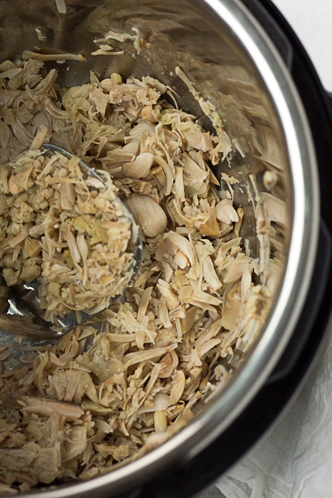 pulled jackfruit with no sauce in instant pot