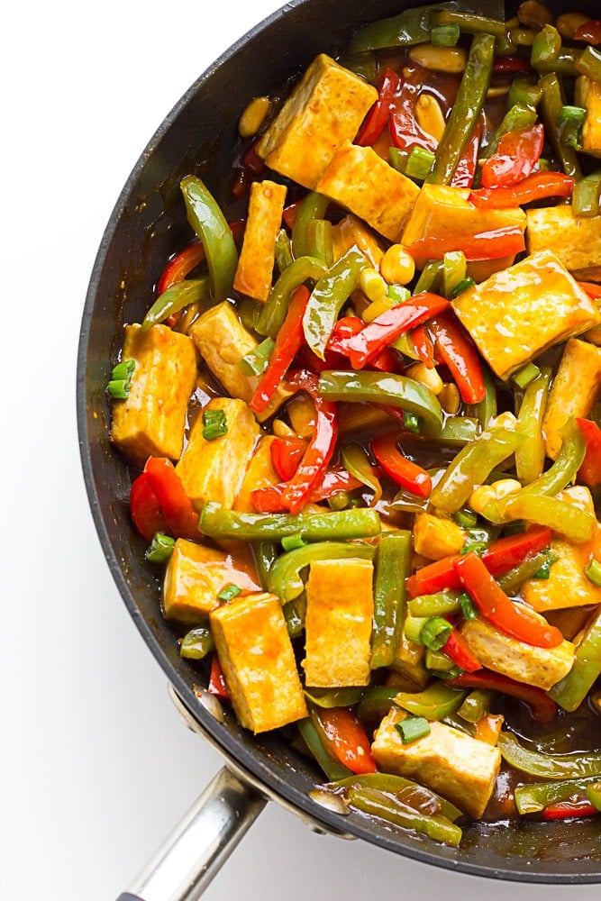 Easy Kung Pao Tofu - Nora Cooks