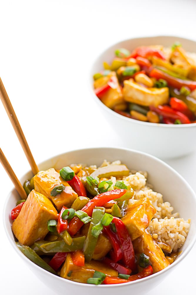 Easy Kung Pao Tofu - Nora Cooks