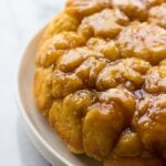 flipped over caramel monkey bread