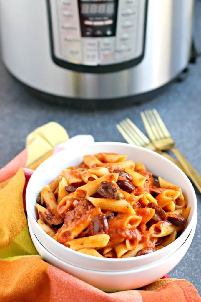 instant pot pasta puttanesca