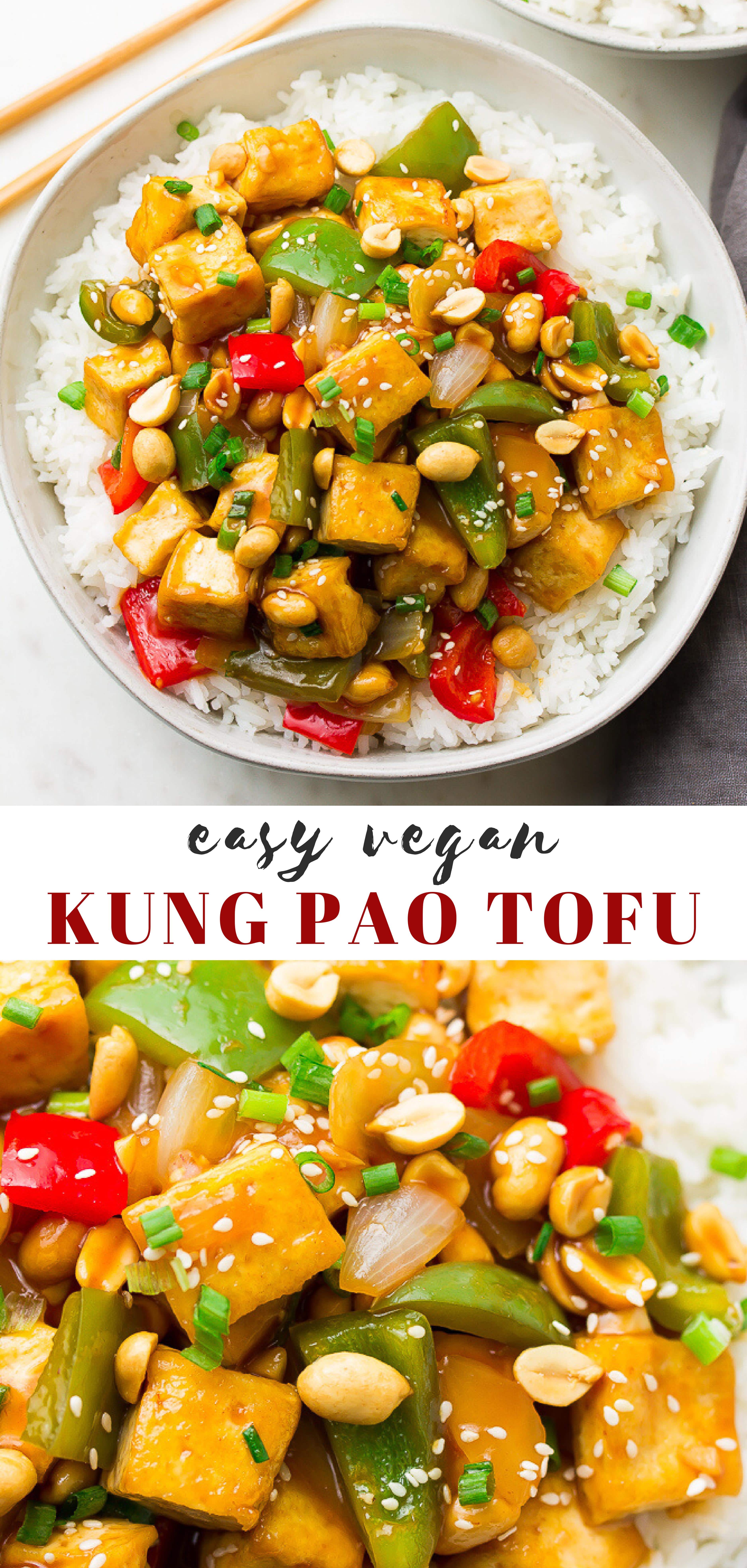 Easy Kung Pao Tofu - Nora Cooks