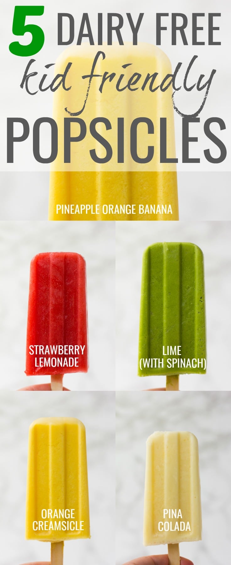 pinterest collage of popsicle recipes