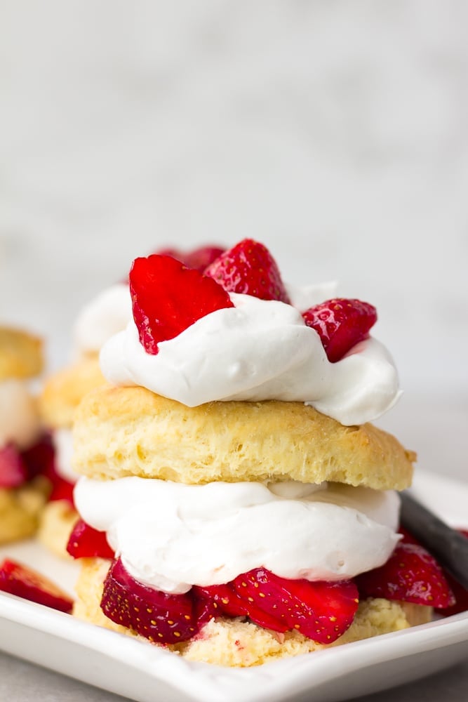 strawberry shortcake layered