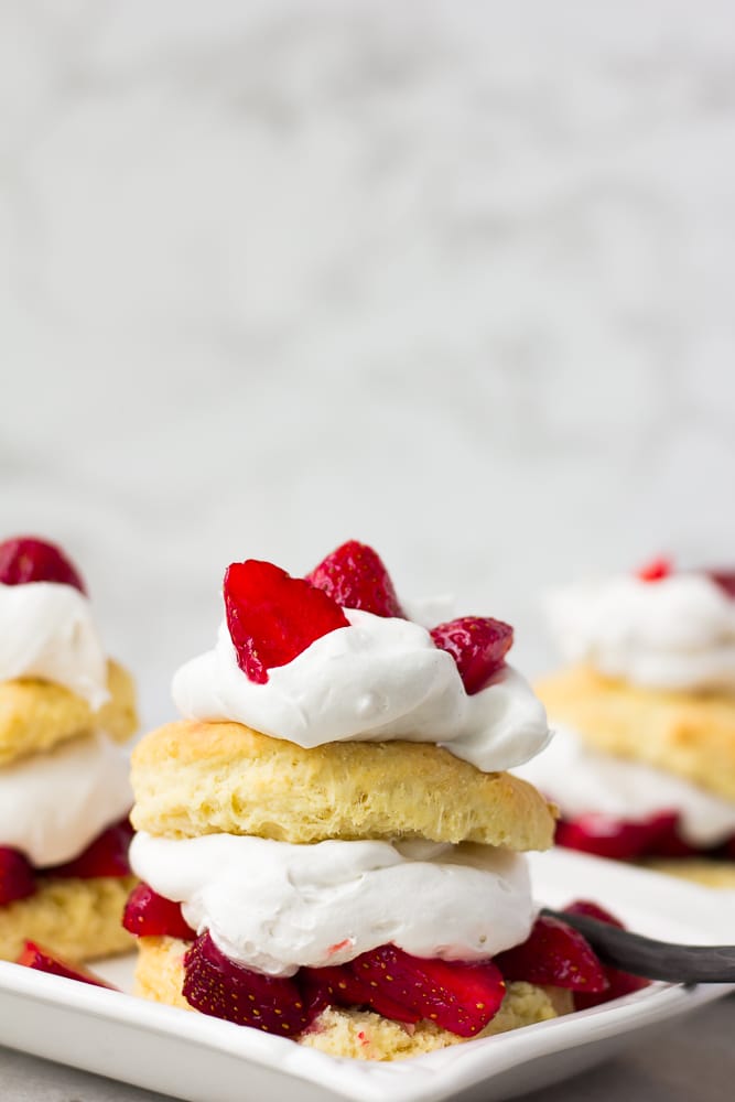 strawberry shortcake layered