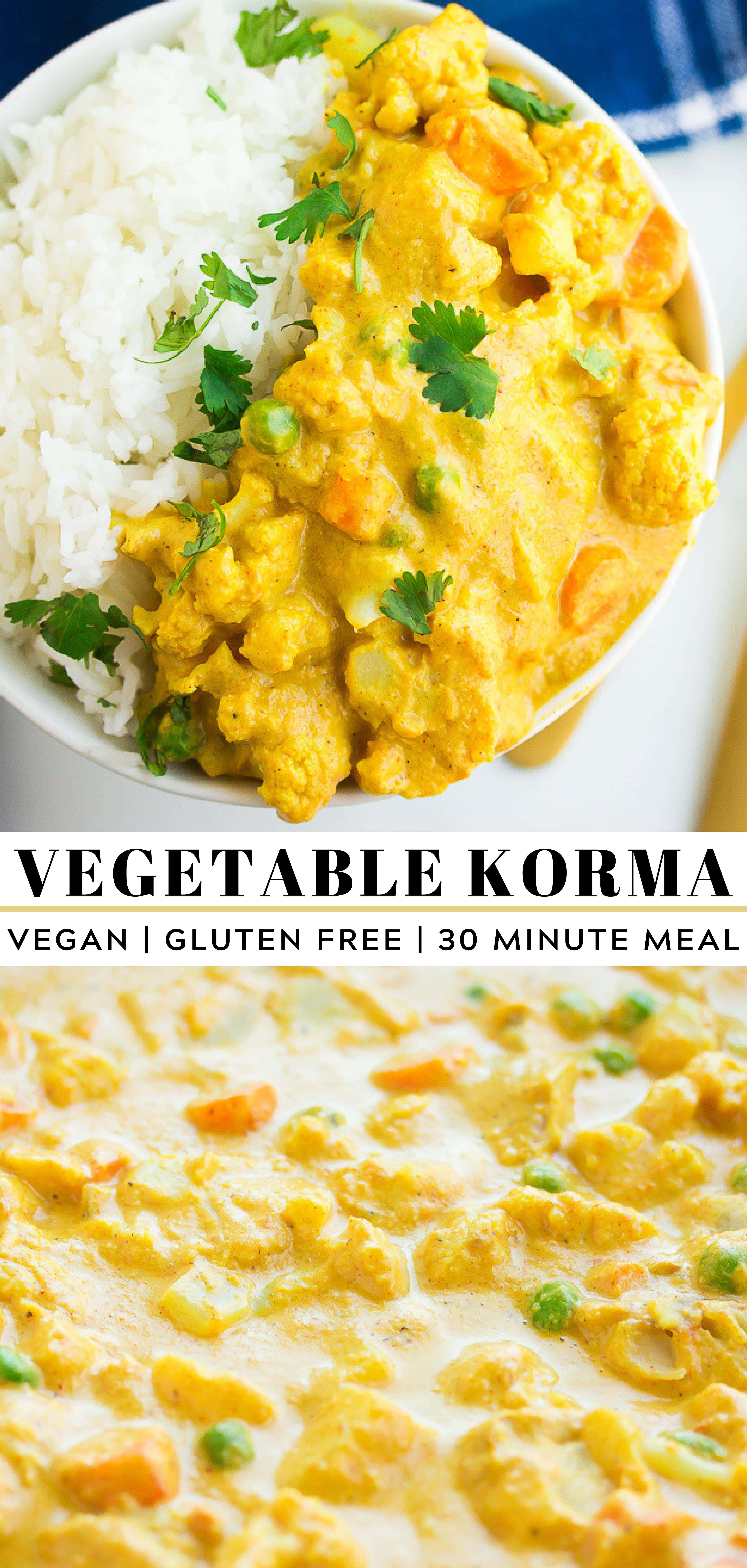 Quick and Easy Vegetable Korma - Nora Cooks