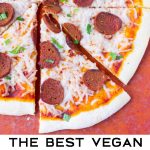 vegan pepperoni pizza pin