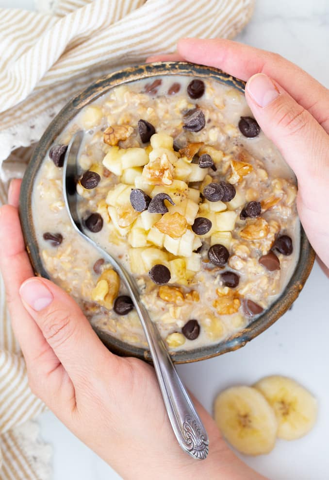 vegan kids recipes round up-chunky monkey oats