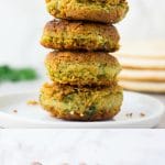 pinterest collage of vegan falafel