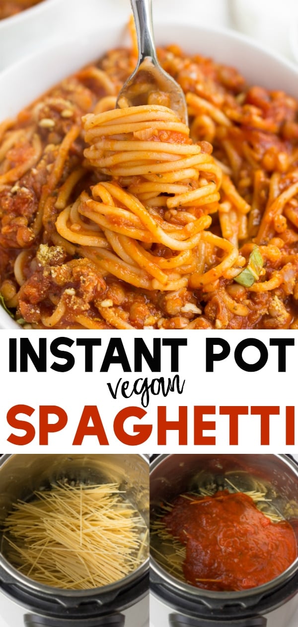 Instant Pot Spaghetti - Nora Cooks