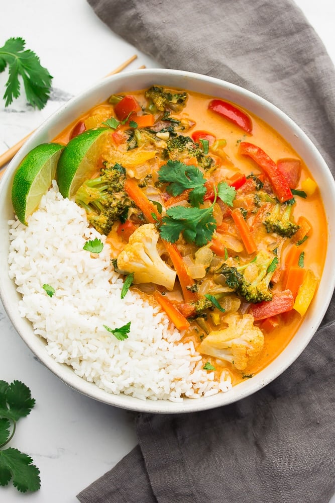 Vegan Thai Red Curry Nora Cooks