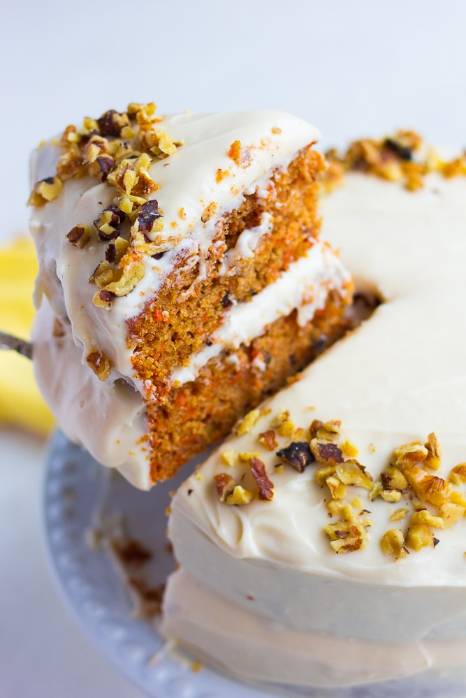 1 Bowl Vegan Carrot Cake - Nora Cooks