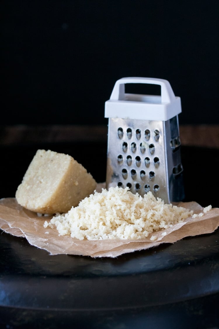 grateable parmesan vegan