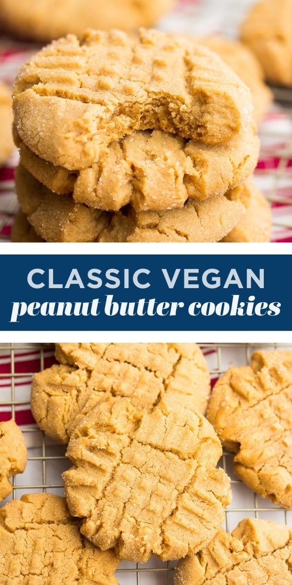 Vegan Peanut Butter Cookies (1 Bowl) Nora Cooks
