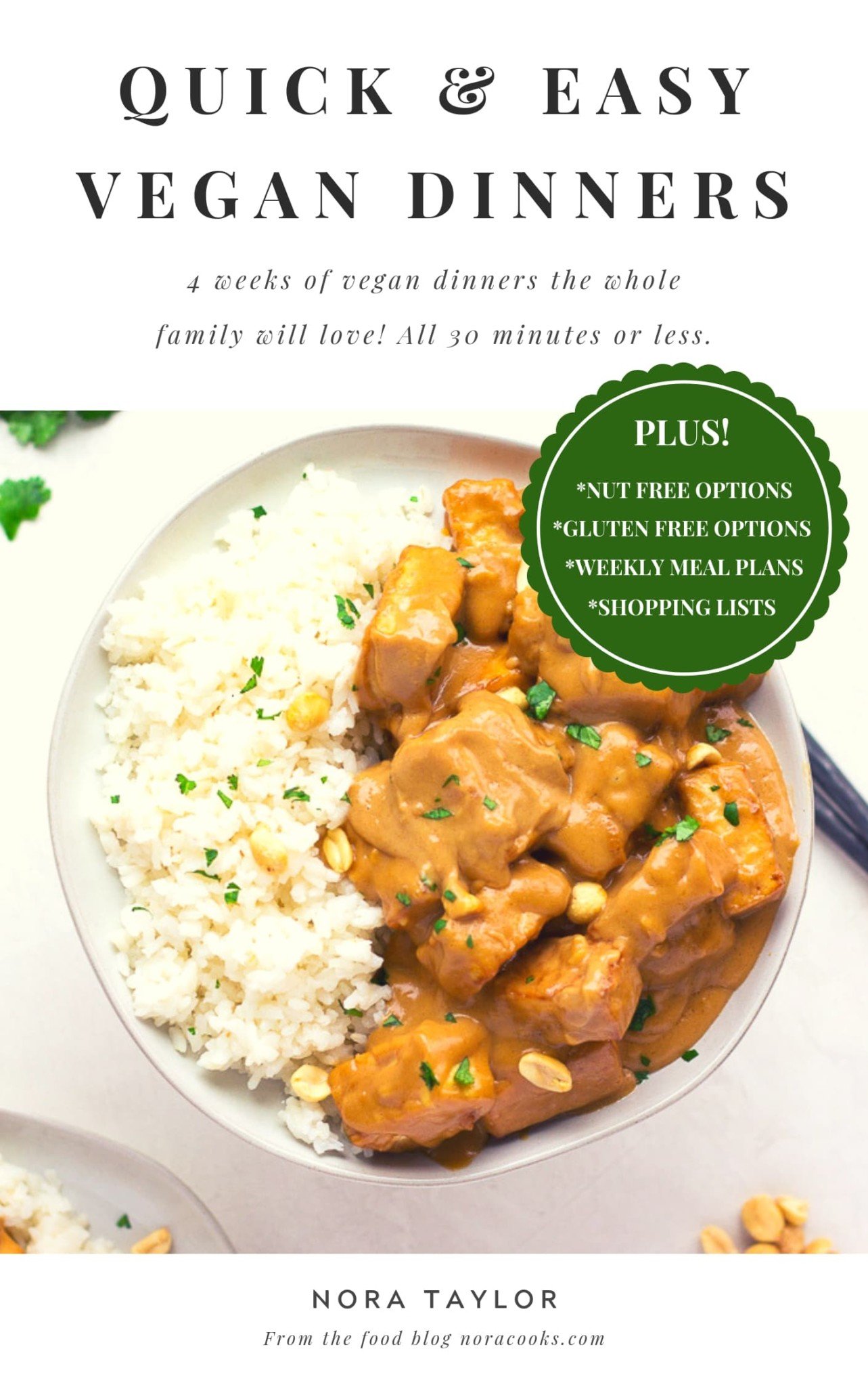 Quick & Easy Vegan Dinners - Nora Cooks