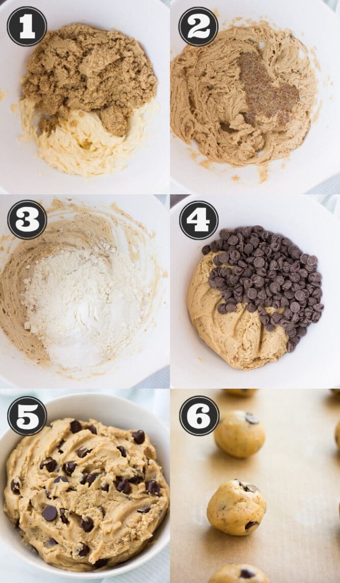 collage of how to make cookies