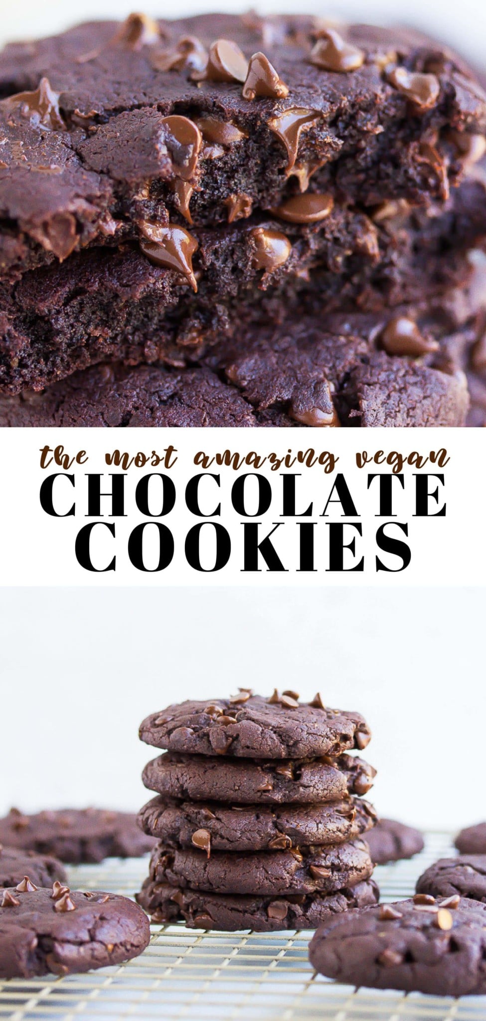 Ultimate Vegan Chocolate Cookies - Nora Cooks