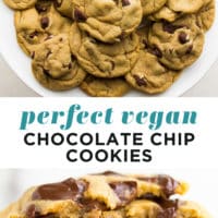 Pinterest collage with text of cookies