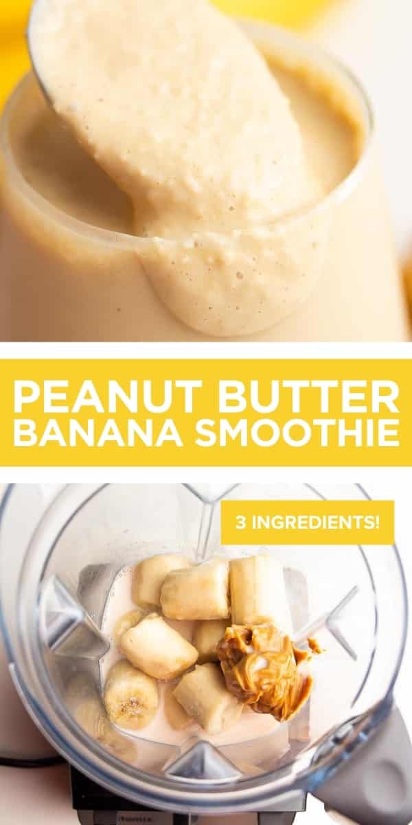 Peanut Butter Banana Smoothie - Nora Cooks