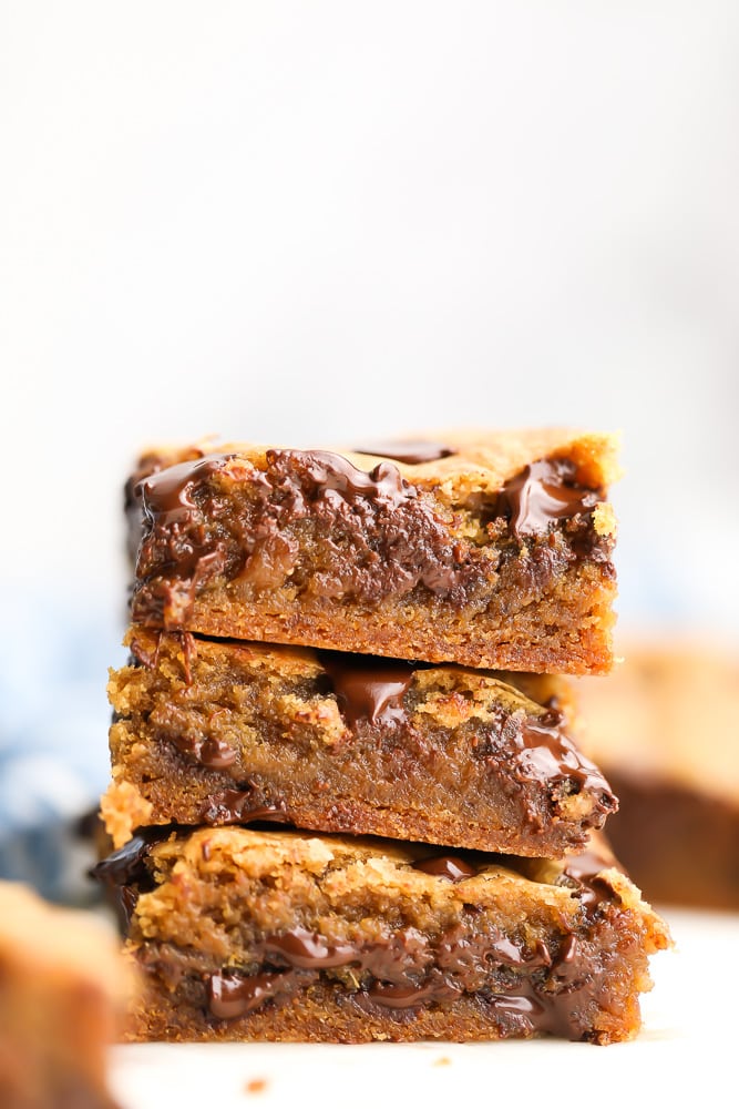 photo of chocolate chip cookie bar