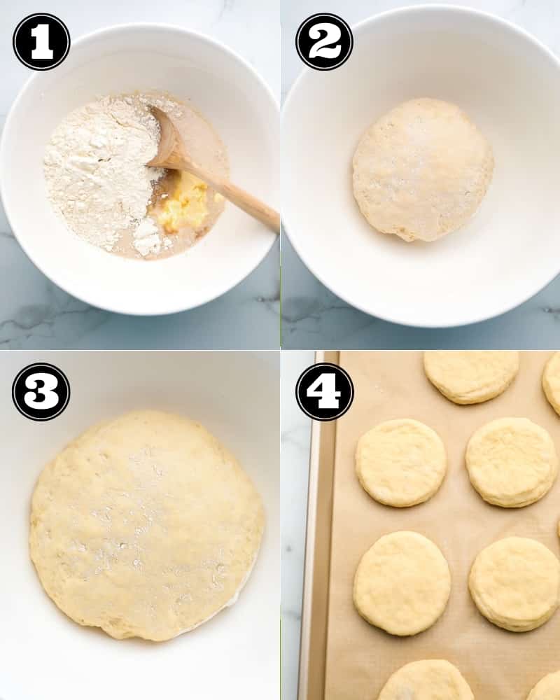 collage of how to make vegan boston creams