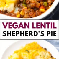 pinterest image with text of cheesy shepherds pie