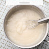 pinterest collage with text for vegan pastry cream (custard)