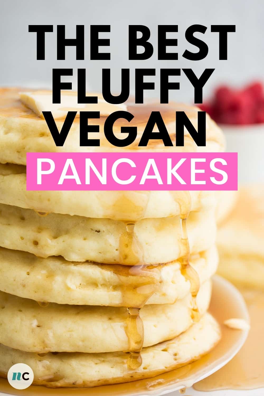 Simple Vegan Pancakes - Nora Cooks