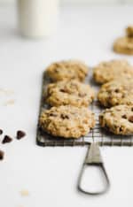 Vegan Oatmeal Chocolate Chip Cookies - Nora Cooks