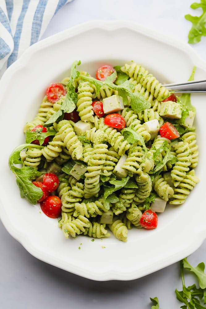 Pesto Pasta Salad - Nora Cooks