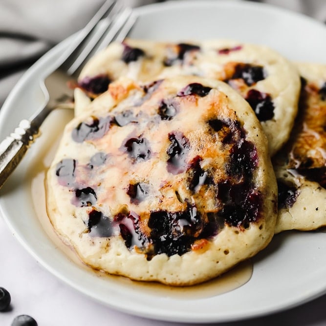 Vegan Blueberry Pancakes