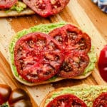 tomatoes on toast