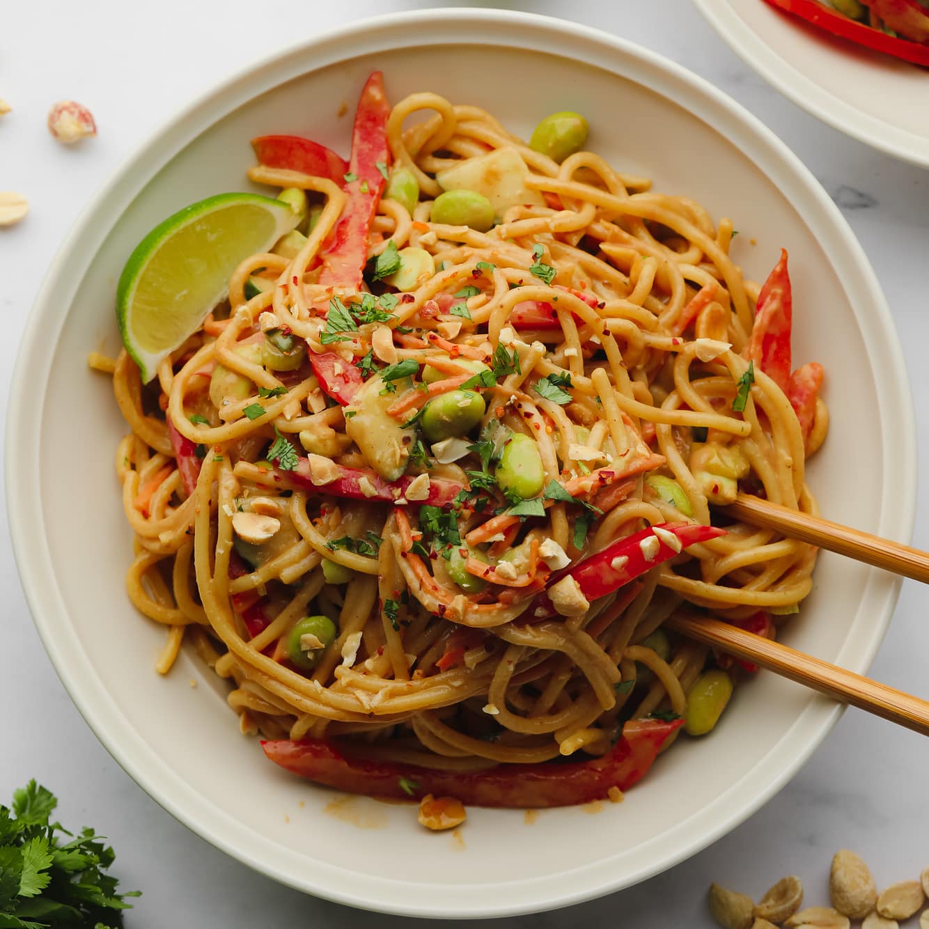 Vegan Chicken Noodle Soup - Cooking For Peanuts