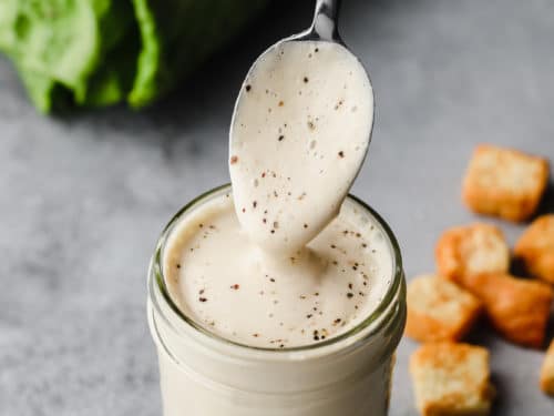 Vegan Caesar Dressing - Nora Cooks