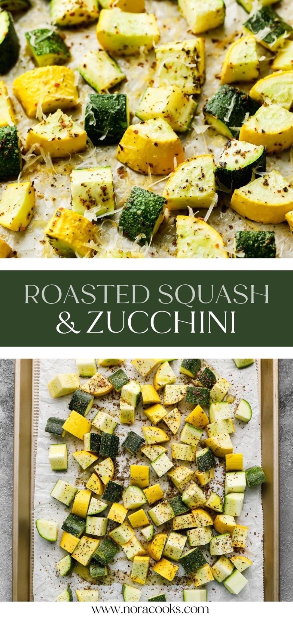 Roasted Squash and Zucchini - Nora Cooks