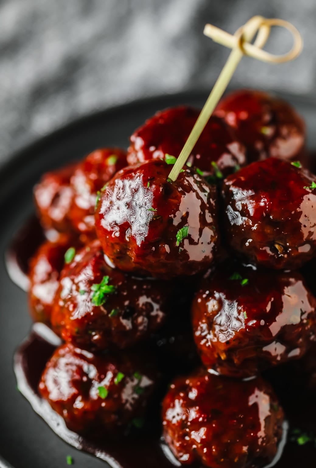 Vegan Grape Jelly Meatballs Nora Cooks