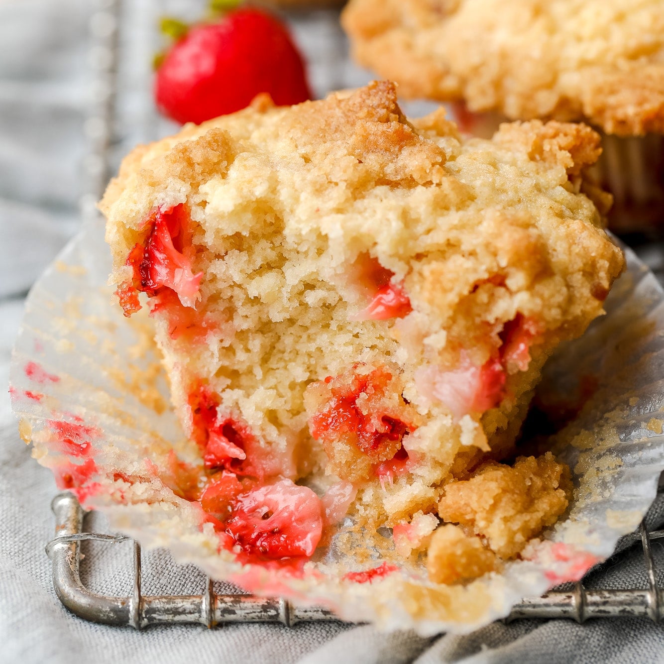Vegan Strawberry Muffins