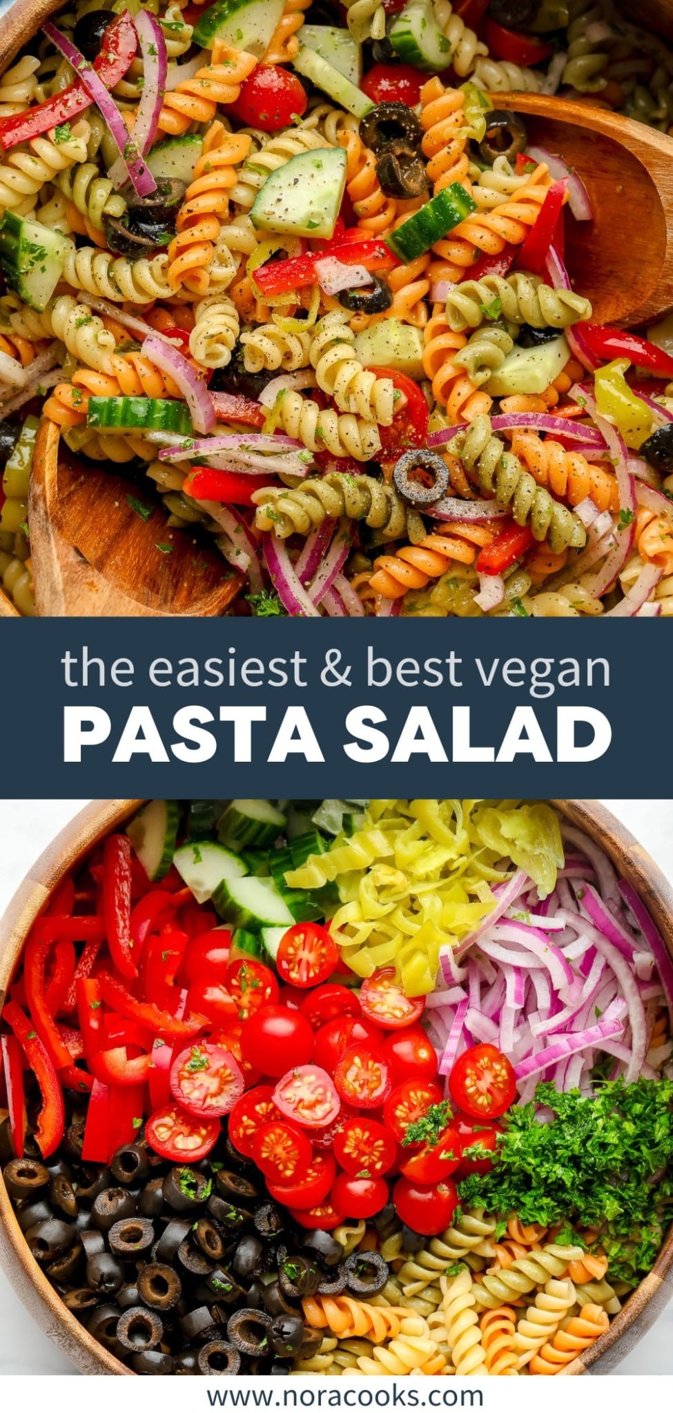 Vegan Pasta Salad - Nora Cooks