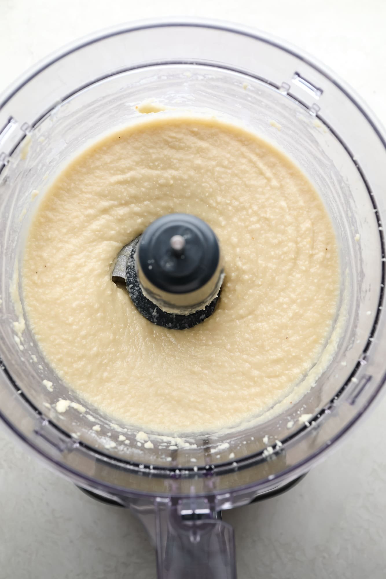 smooth almond filling in a food processor.