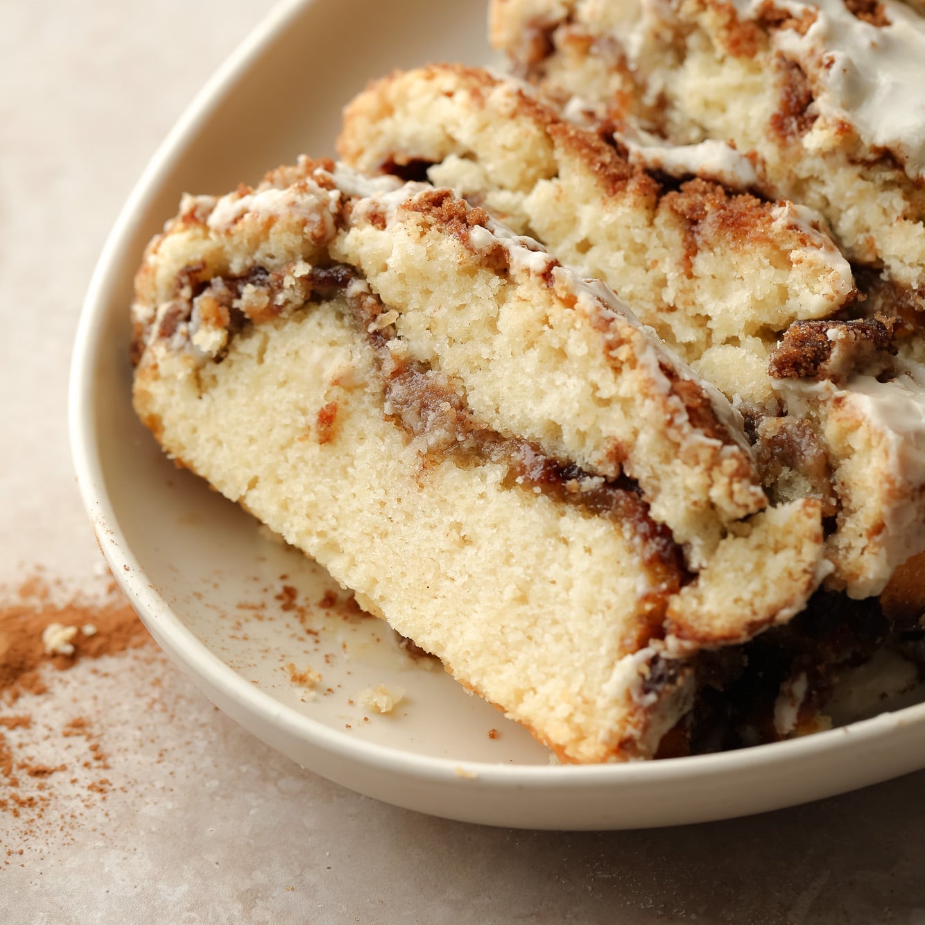 Vegan Cinnamon Swirl Quick Bread