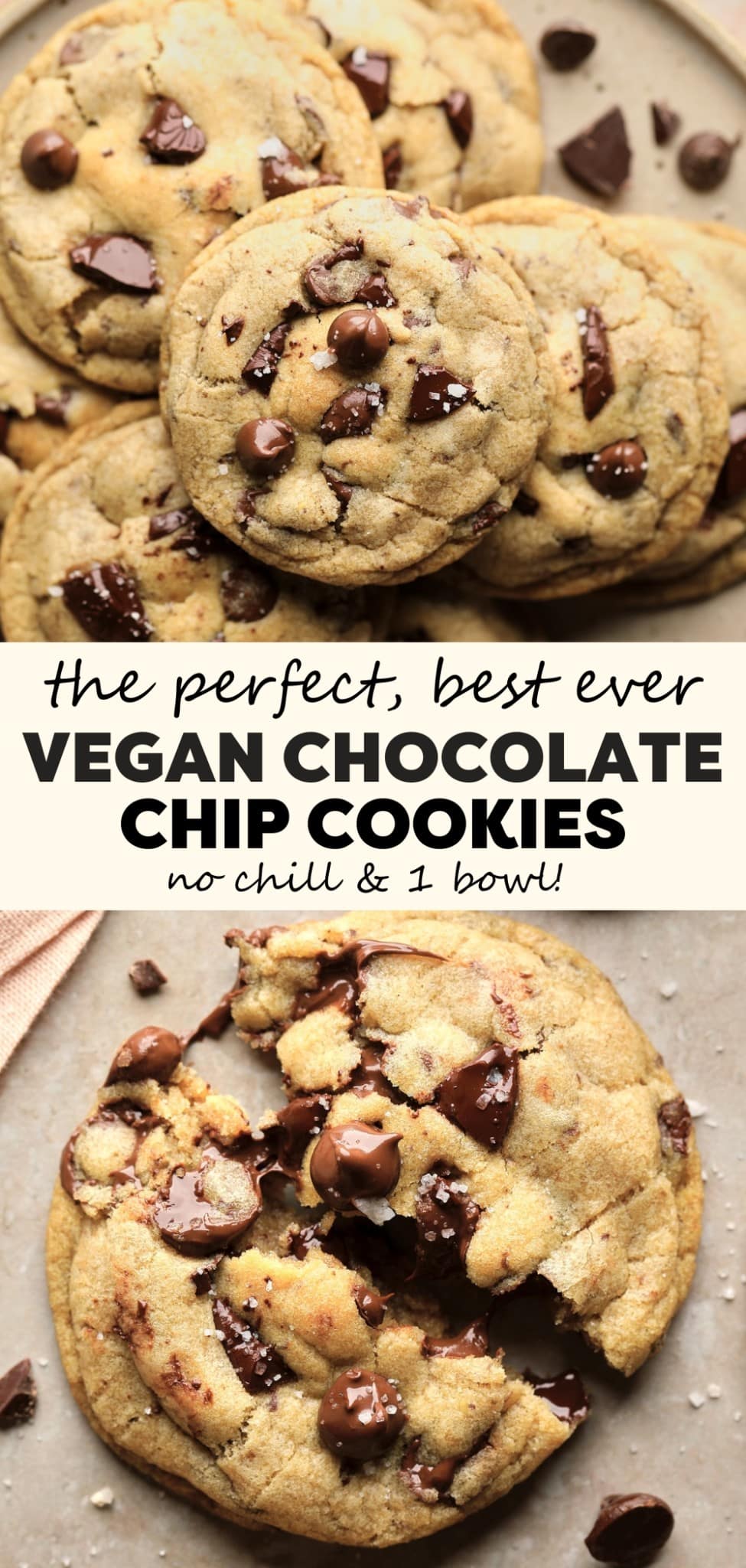 Perfect Vegan Chocolate Chip Cookies - Nora Cooks