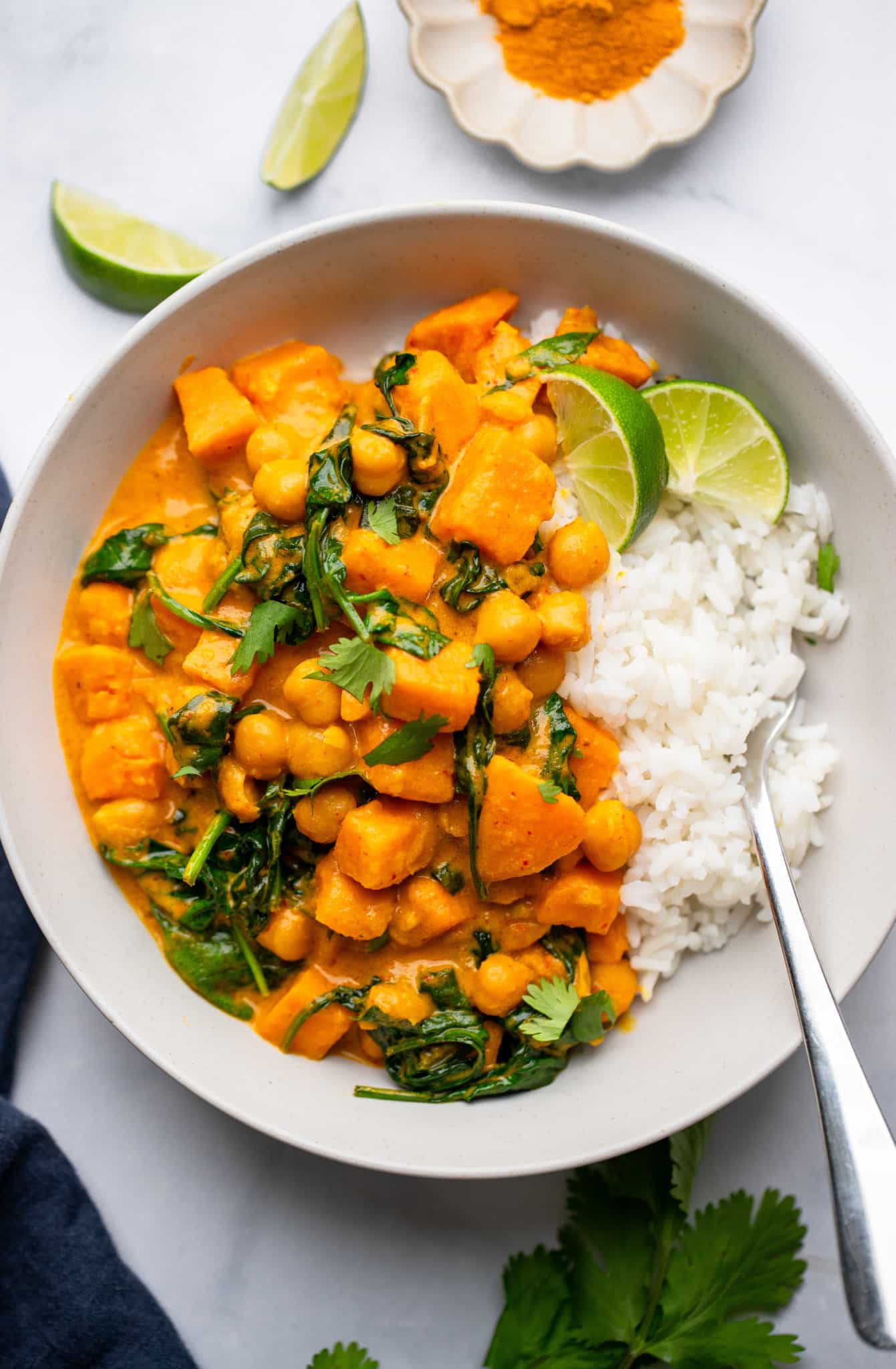 Sweet Potato Curry With Chickpeas Nora Cooks
