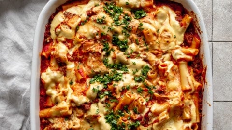 Vegan Baked Ziti - Nora Cooks