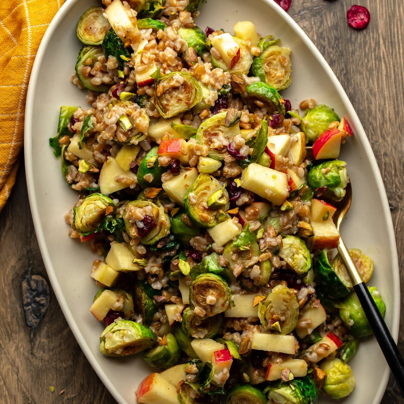 Warm Brussels Sprouts Salad