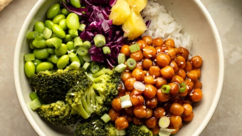 Sticky Teriyaki Chickpeas - Nora Cooks